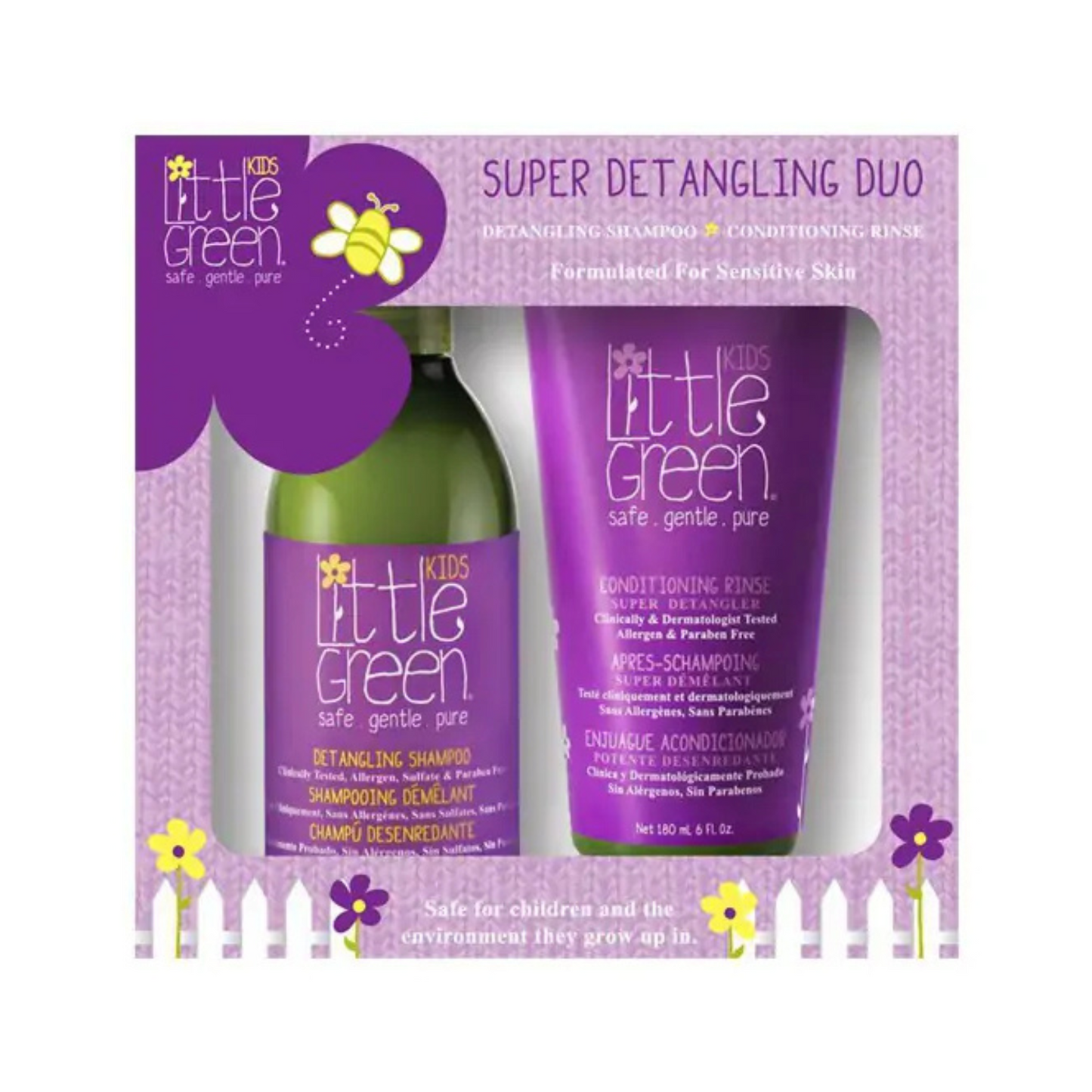 Little Green Rinkinys plaukų priežiūrai vaikams jautriai odai