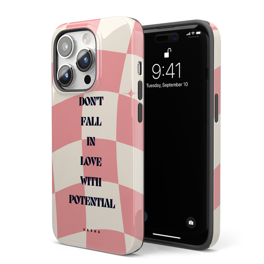Telefono dėklas – Don’t fall in love with potential
