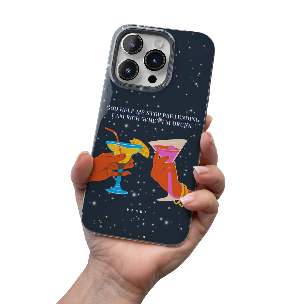 Phone Case - God Help Me Stop Pretending I’am Rich When I’m Drunk