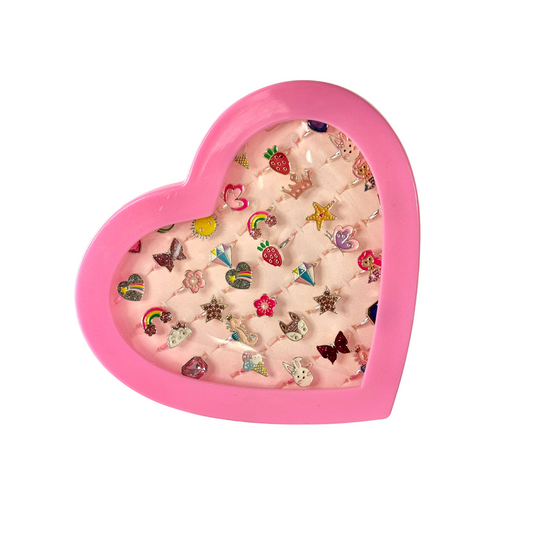 Vaikiškų žiedų rinkinys, 36 vnt