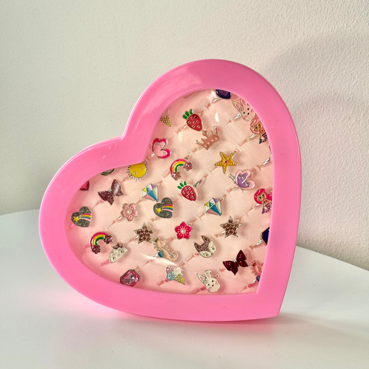 Vaikiškų žiedų rinkinys, 36 vnt