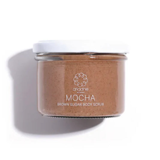 Ariadne Athens Mocha rudojo cukraus kūno šveitiklis