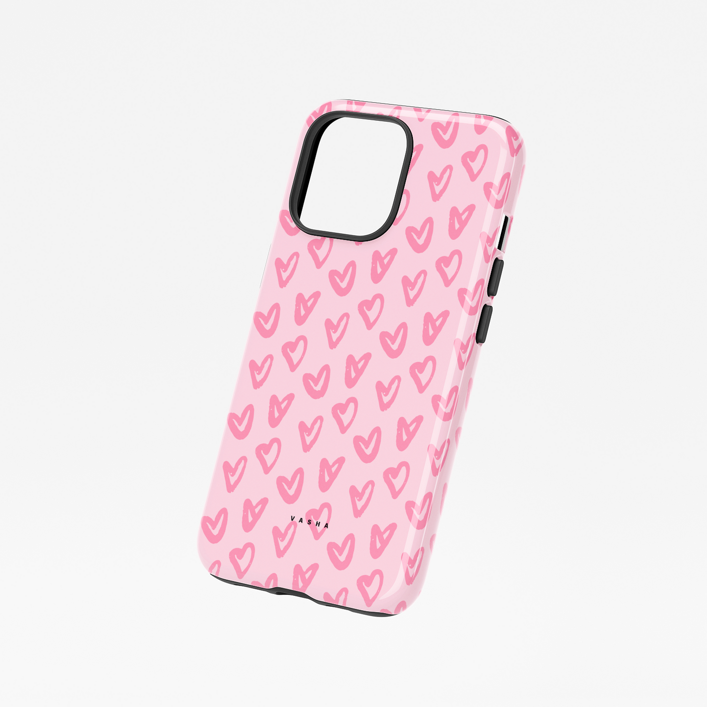 Phone Case - Pink hearts