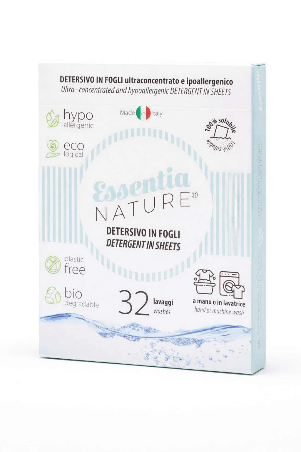 Essentia Ecological skalbimo juostelės (32 skalbimai)